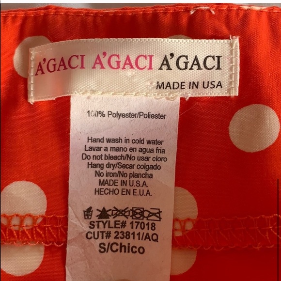 Orange polka dot top - Picture 5 of 5